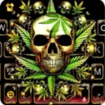 Logo of Gold Weed Skull Theme android Application 